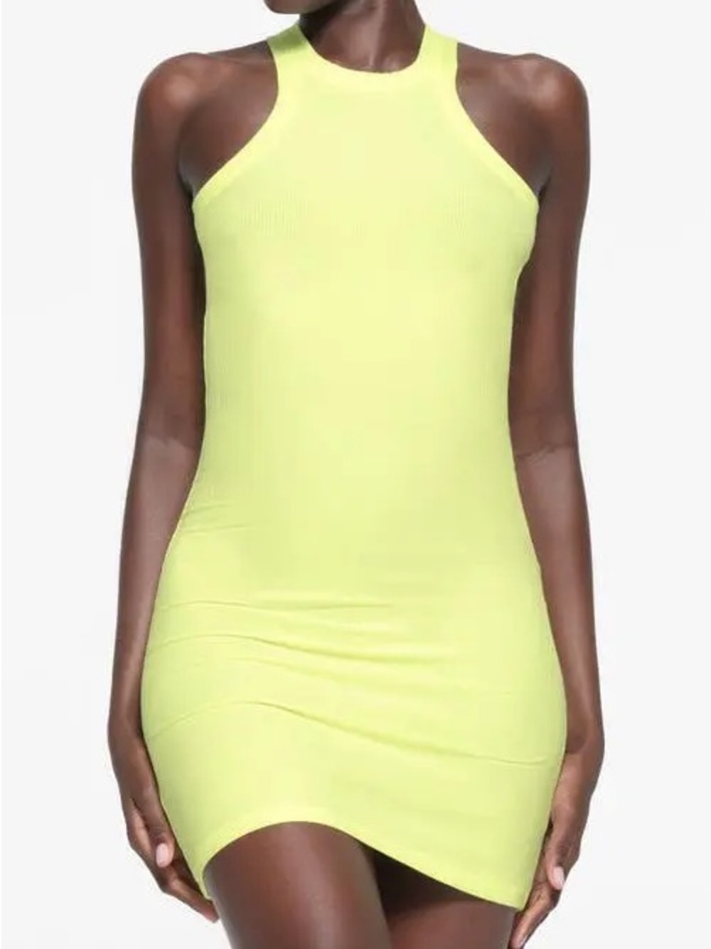 Skims soft lounge tank dress in limited edition color lemonade Size L NWT